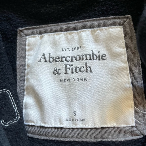 Abercrombie & Fitch Logo Zip Through Women’s Hoodie. Sz: S - Picture 4 of 7